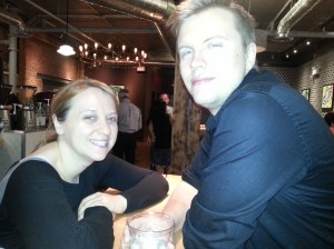 Emily MacKenzie and Allan Taylor -- you know, from the Hunt and Gather blog