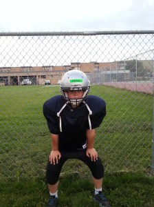 Big Mic in his practice gear