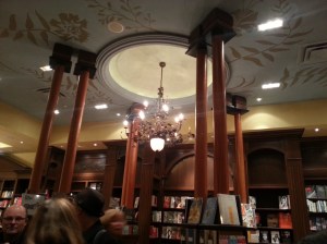 The ceiling in Ben McNally Books on Bay Street