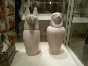 Canopic Jars at the Royal Ontario Museum