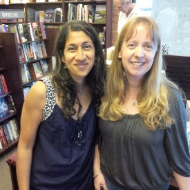 Padma Viswanathan and me at Audreys Books
